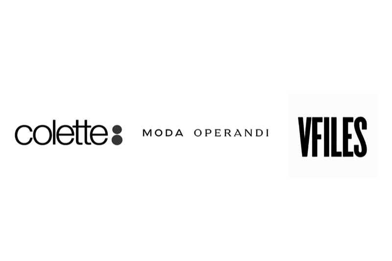 Stockist logotypes: Colette, Moda Operandi, VFiles