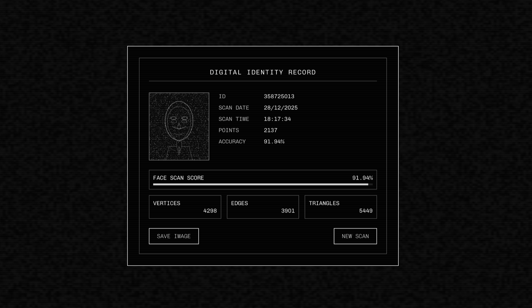 Biometric Face Scan — fig. 01